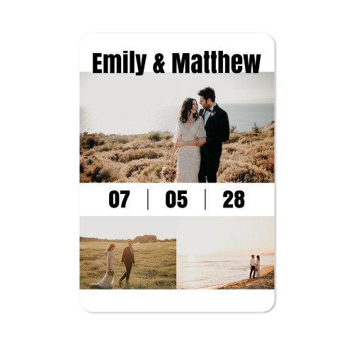 Single Card portrait rounded corners 10 x 14,3 cm