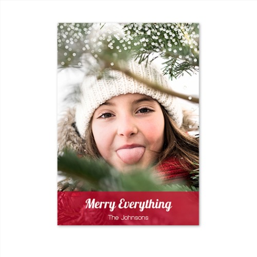 Fotokort med effektlack stående 10 x 14,3 cm