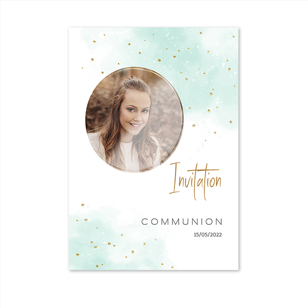 Spot UV Card Vertical 10 x 14,3 cm