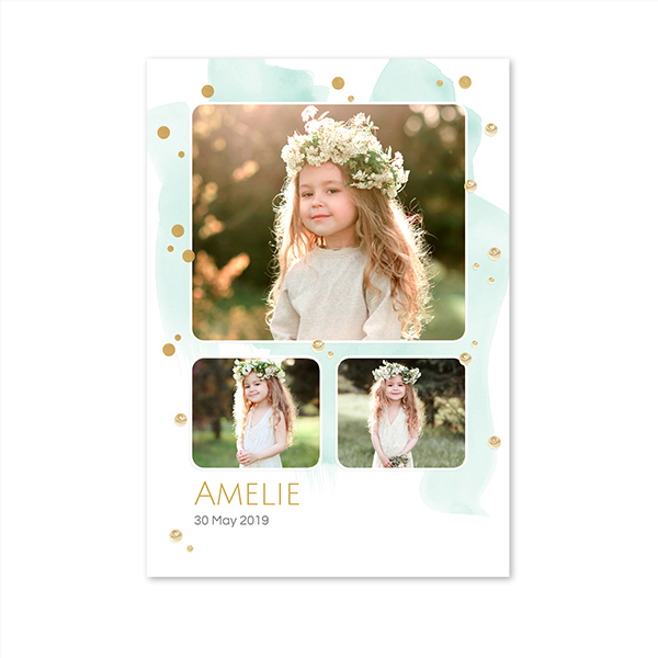 Spot UV Card Vertical 10 x 14,3 cm