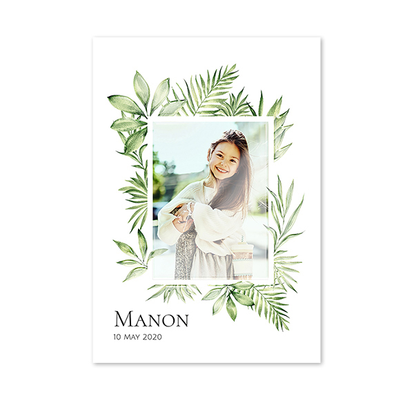 Spot UV Card Vertical 10 x 14,3 cm