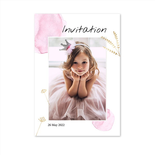 Spot UV Card Vertical 10 x 14,3 cm