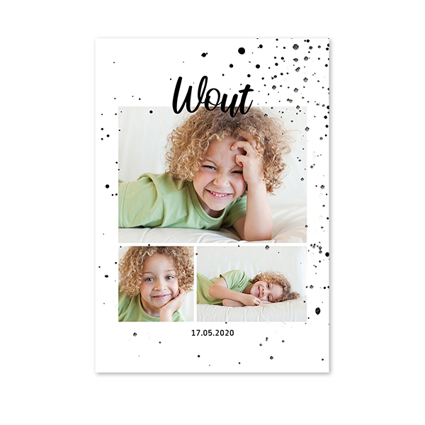 Spot UV Card Vertical 10 x 14,3 cm