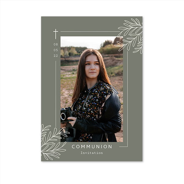 Spot UV Card Vertical 10 x 14,3 cm