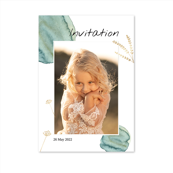 Spot UV Card Vertical 10 x 14,3 cm