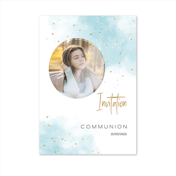 Spot UV Card Vertical 10 x 14,3 cm