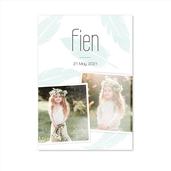 Spot UV Card Vertical 10 x 14,3 cm