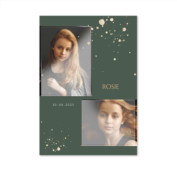 Spot UV Card Vertical 10 x 14,3 cm