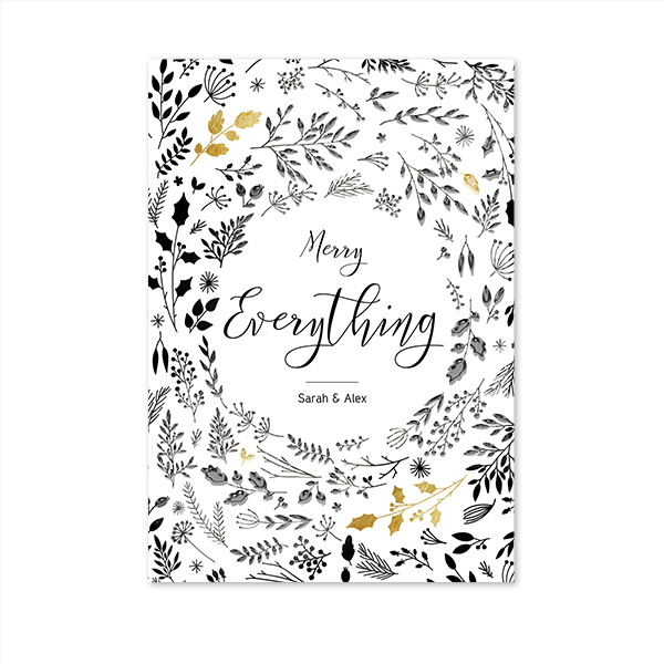 Fotokort med effektlack stående 10 x 14,3 cm