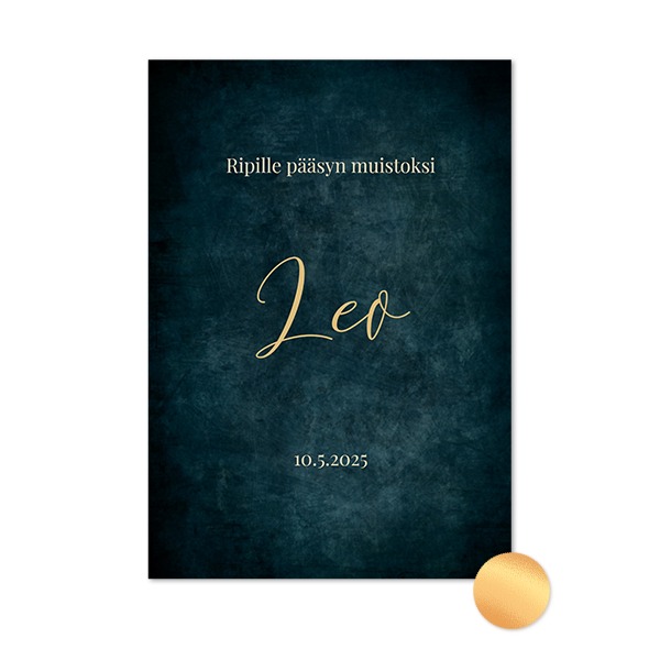 kuvakortit kultafolio - Pystytaso 10 x 14,3 cm