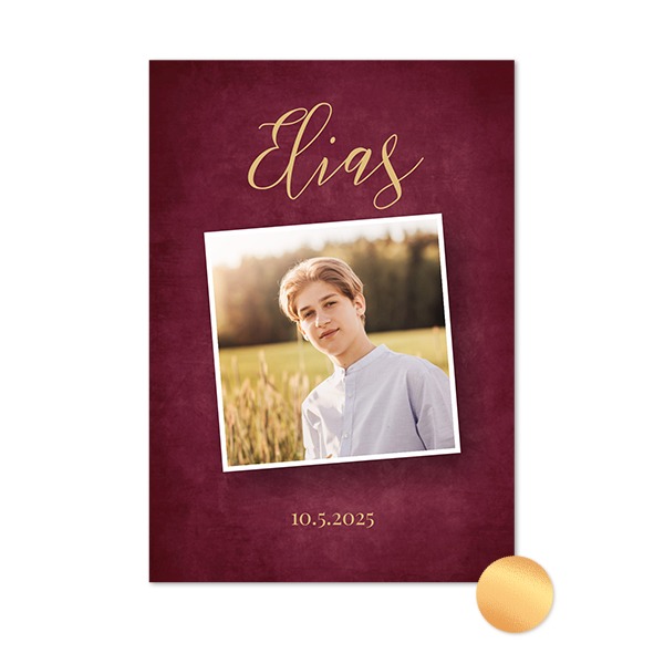 kuvakortit kultafolio - Pystytaso 10 x 14,3 cm