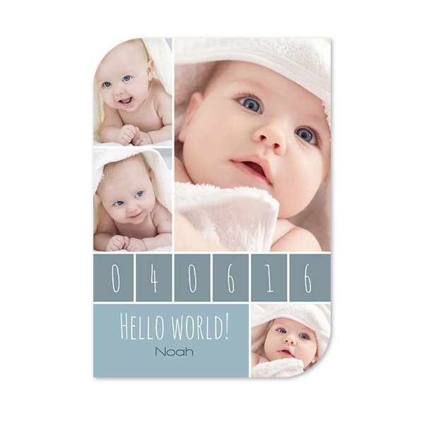 Single Card Half Rounded Vertical 10 x 14,3 cm