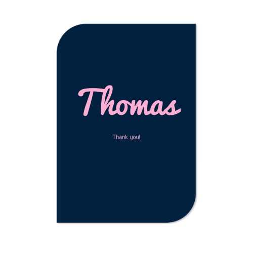 Single Card Half Rounded Vertical 10 x 14,3 cm