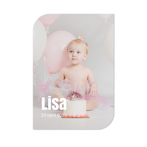 Single Card Half Rounded Vertical 10 x 14,3 cm