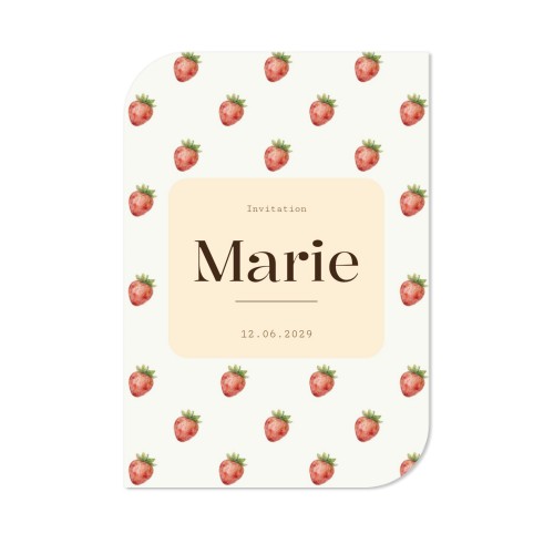 Single Card Half Rounded Vertical 10 x 14,3 cm