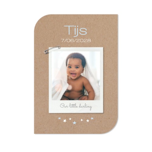 Faire-part 1 Bords ronds diagonale portrait 10 x 14,3 cm Faire-part 1 Bords ronds diagonale portrait 10 x 14,3 cm