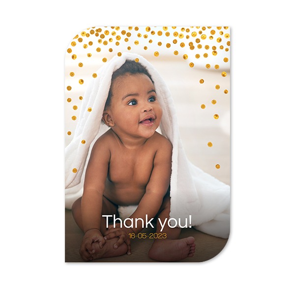 Single Card Half Rounded Vertical 10 x 14,3 cm