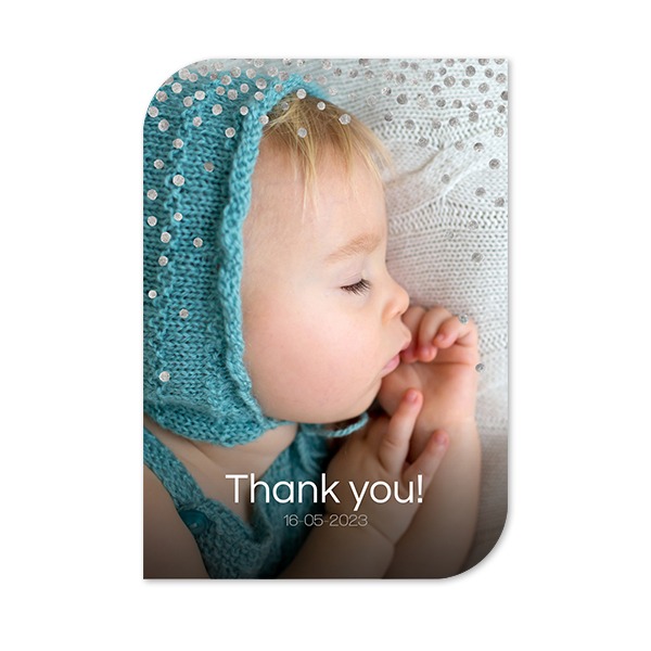 Single Card Half Rounded Vertical 10 x 14,3 cm