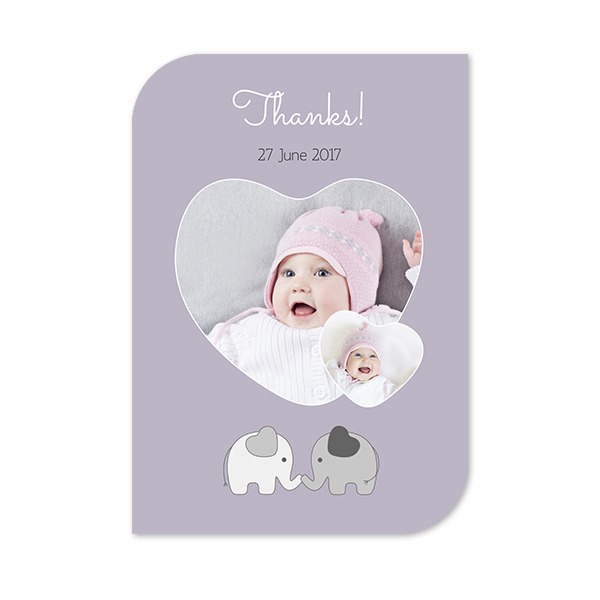 Enkla Fotokort vinge stående 10 x 14,3 cm