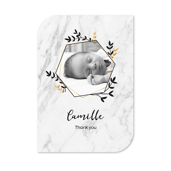 Single Card Half Rounded Vertical 10 x 14,3 cm