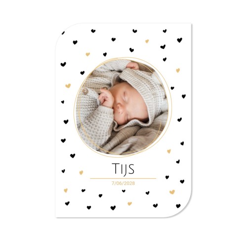 Fotokaart vleugel staand 10 x 14,3 cm