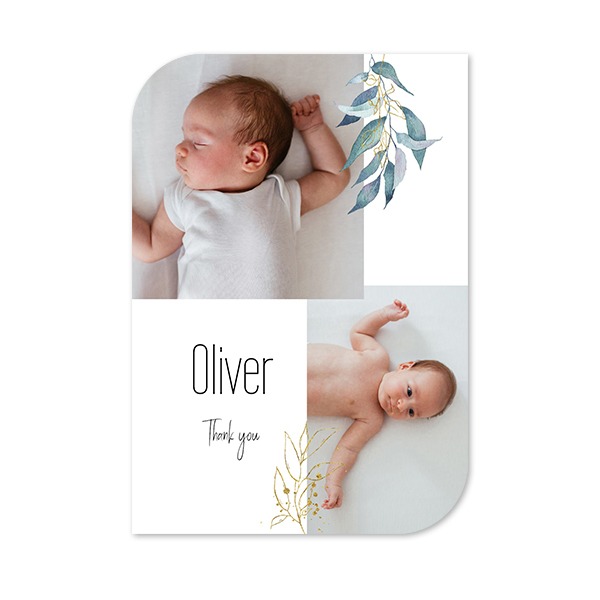 Single Card Half Rounded Vertical 10 x 14,3 cm