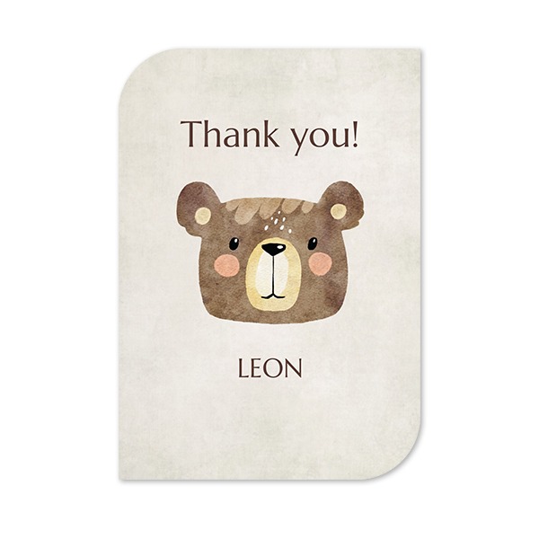 Single Card Half Rounded Vertical 10 x 14,3 cm