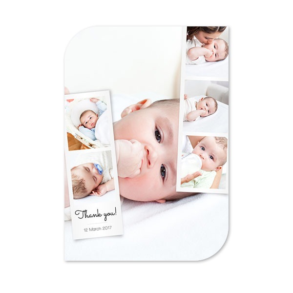 Single Card Half Rounded Vertical 10 x 14,3 cm