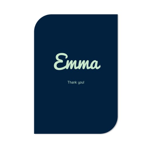 Faire-part 1 Bords ronds diagonale portrait 10 x 14,3 cm Faire-part 1 Bords ronds diagonale portrait 10 x 14,3 cm