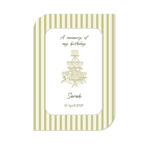 Single Card Half Rounded Vertical 10 x 14,3 cm Single Card Half Rounded Vertical 10 x 14,3 cm