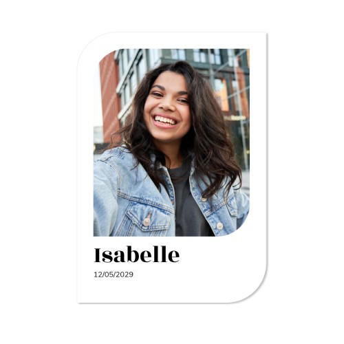 Single Card Half Rounded Vertical 10 x 14,3 cm