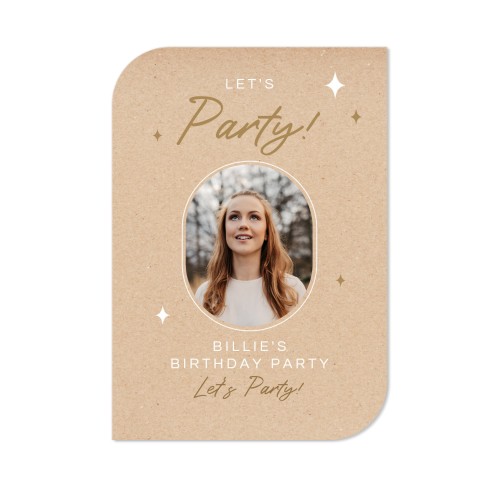 Single Card Half Rounded Vertical 10 x 14,3 cm