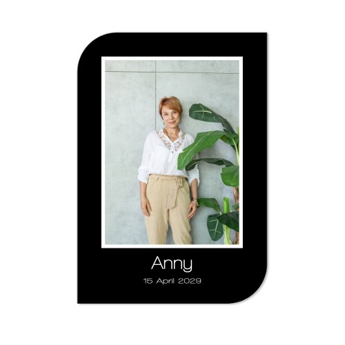 Single Card Half Rounded Vertical 10 x 14,3 cm
