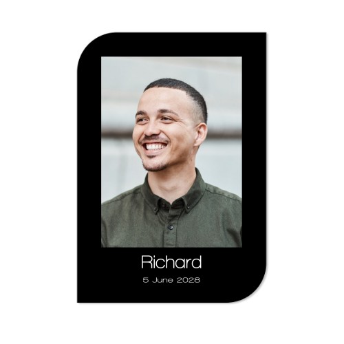 Fotokaart vleugel staand 10 x 14,3 cm