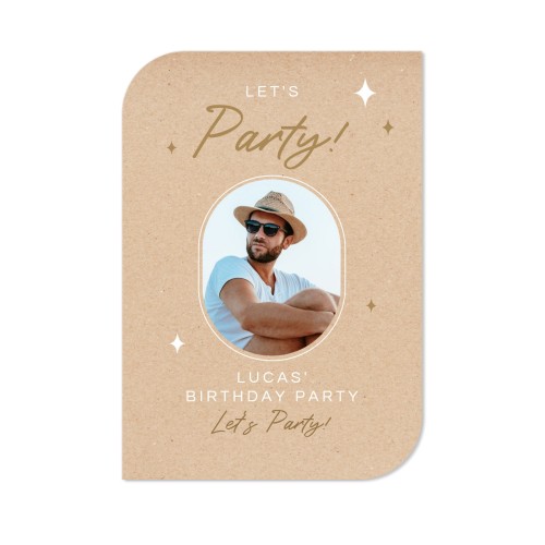 Single Card Half Rounded Vertical 10 x 14,3 cm