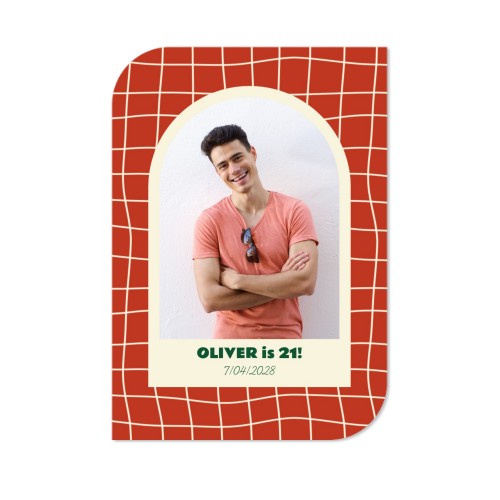 Single Card Half Rounded Vertical 10 x 14,3 cm