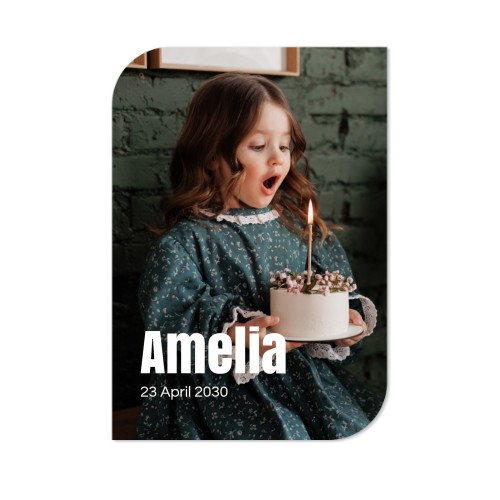 Single Card Half Rounded Vertical 10 x 14,3 cm Single Card Half Rounded Vertical 10 x 14,3 cm