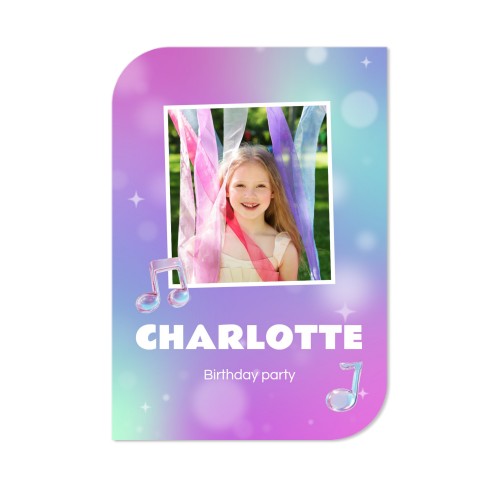 Holographic Music Notes