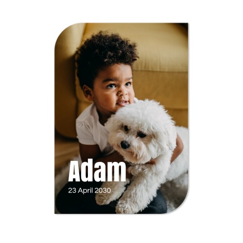 Single Card Half Rounded Vertical 10 x 14,3 cm