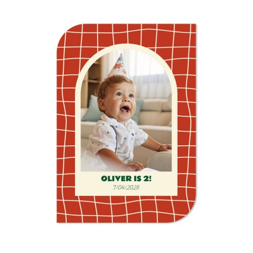 Single Card Half Rounded Vertical 10 x 14,3 cm