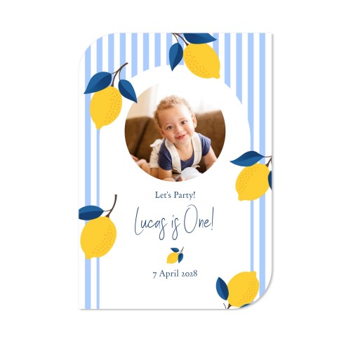 Single Card Half Rounded Vertical 10 x 14,3 cm