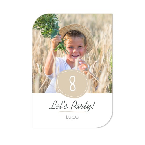 Single Card Half Rounded Vertical 10 x 14,3 cm