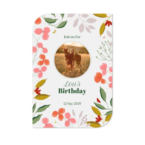 Enkla Fotokort vinge stående 10 x 14,3 cm