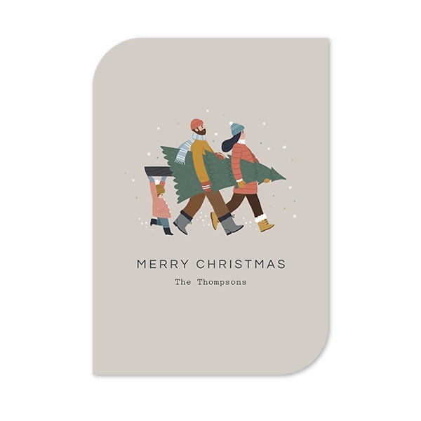 Single Card Half Rounded Vertical 10 x 14,3 cm