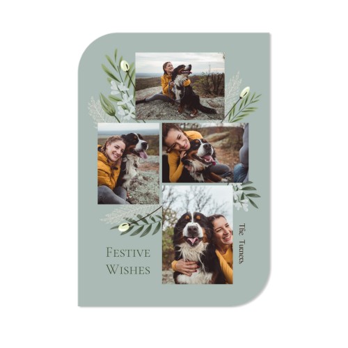 Enkle Fotokort halvrundet portræt 10 x 14,3 cm