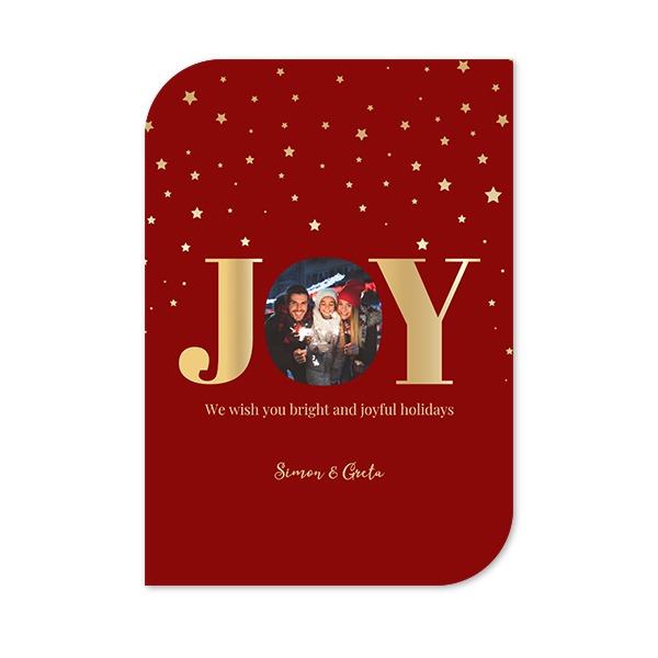 Single Card Half Rounded Vertical 10 x 14,3 cm