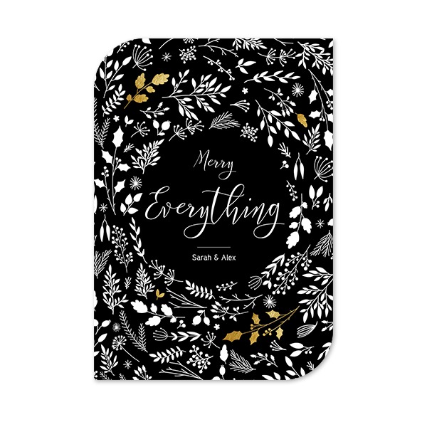 Fotokaart vleugel staand 10 x 14,3 cm