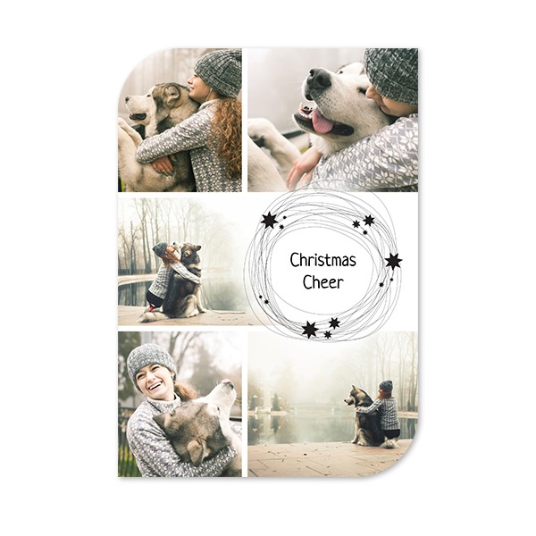 Single Card Half Rounded Vertical 10 x 14,3 cm