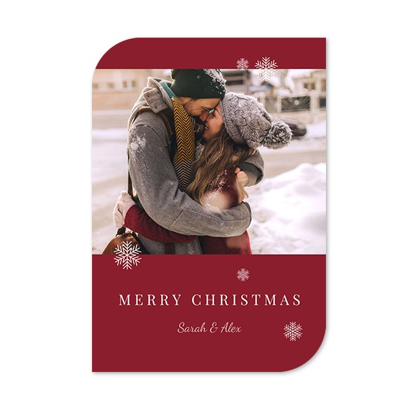 Single Card Half Rounded Vertical 10 x 14,3 cm