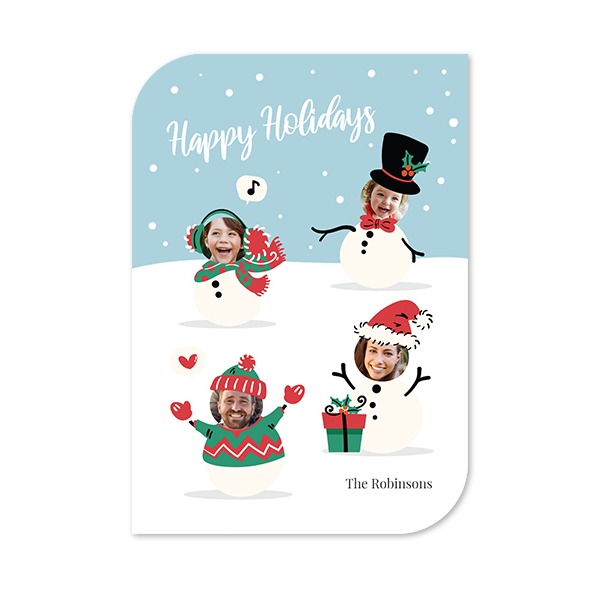 Single Card Half Rounded Vertical 10 x 14,3 cm